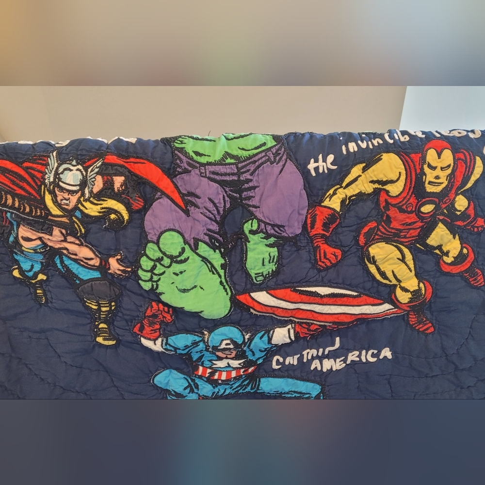 Pottery Barn Kids Marvel Quilt